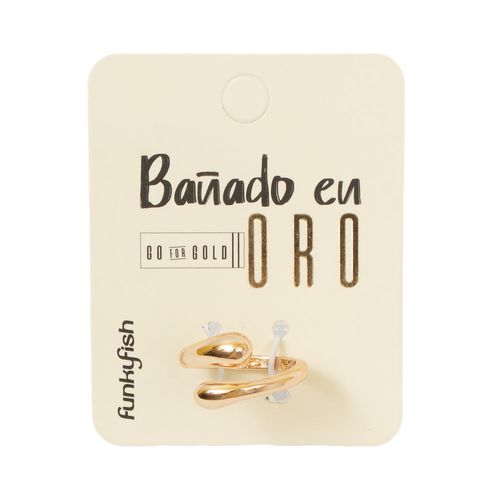 Anillo Gold Twist Funky Fish