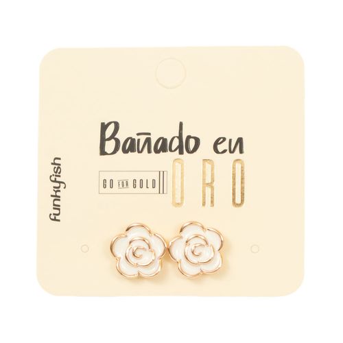 Aretes Golden Rose Funky Fish