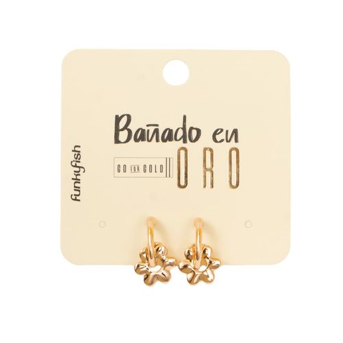 Aretes Golden Flower Funky Fish