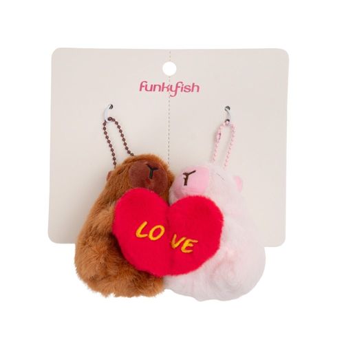 Llavero Love Capibara Funky Fish