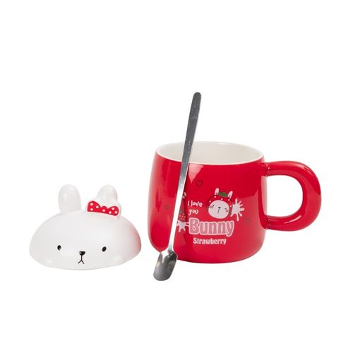 Taza Bunny Roja Funky Fish