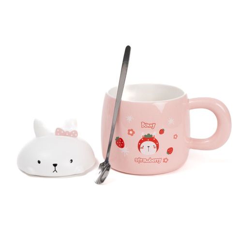 Taza Bunny Rosa Funky Fish