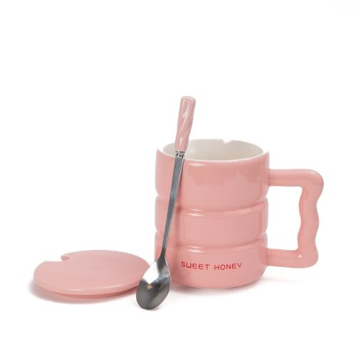Taza Rosa Sweet Honey Funky Fish