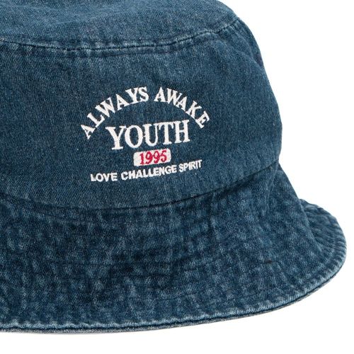 Bucket Hat Jean Azul Funky Fish