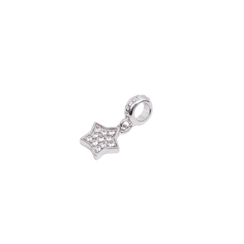 Charm Estrella Brillante Plateado Funky Fish