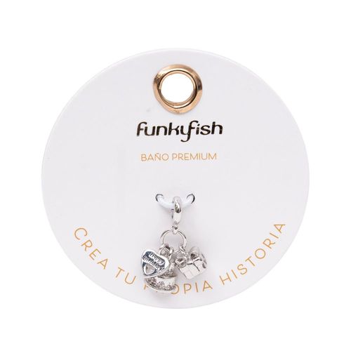 Charm Cumpleaños Plateado Funky Fish
