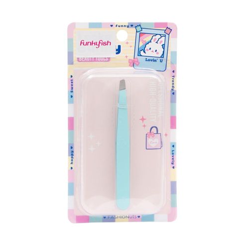 Pinza de Cejas Celeste Funky Fish