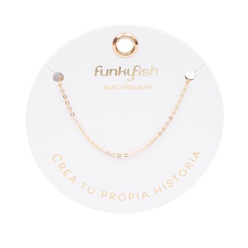 Cadena Bañada en Oro Funky Fish
