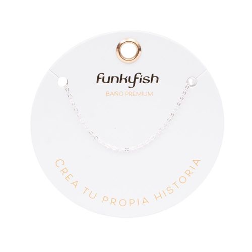 Cadena Bañada en Plata Funky Fish
