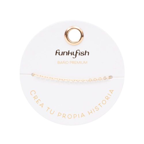 Cadena de Pulsera Bañada en Oro Funky Fish