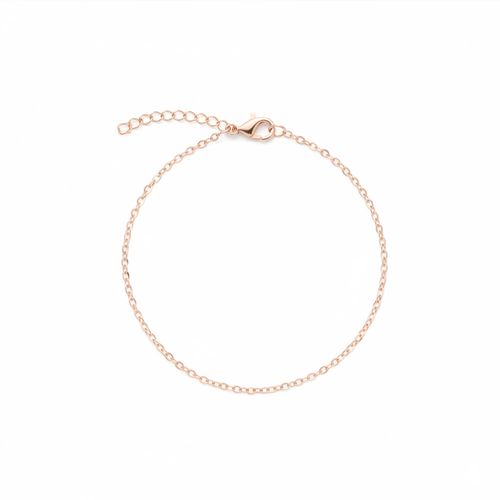 Cadena de Pulsera Bañada en Oro Rosa Funky Fish