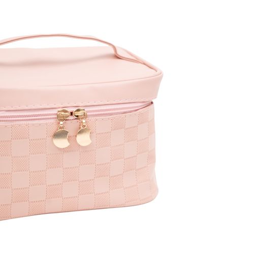 Cosmetiquera Funky Fish Rosado Checkered Chic