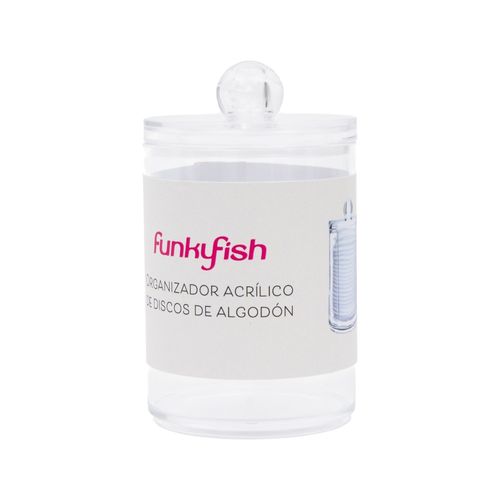 Organizador Para Maquillaje Funky Fish Transparente Glam Pot