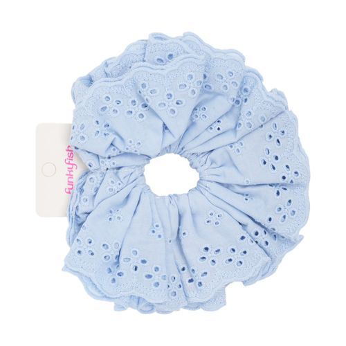 Colete Funky Fish Celeste Sky Broderie