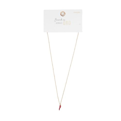 Collar Bañado En Oro Con Dije