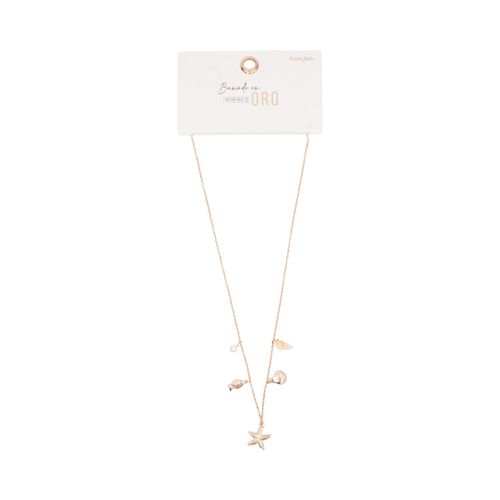 Collar Bañado En Oro Sea Treasures