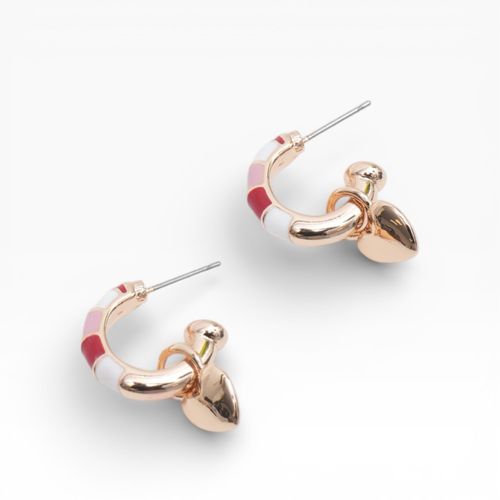 Aretes Bañado En Oro Colorful Candy