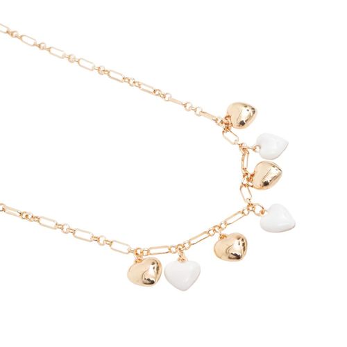 Collar Funky Fish Dorado Hearts Charms