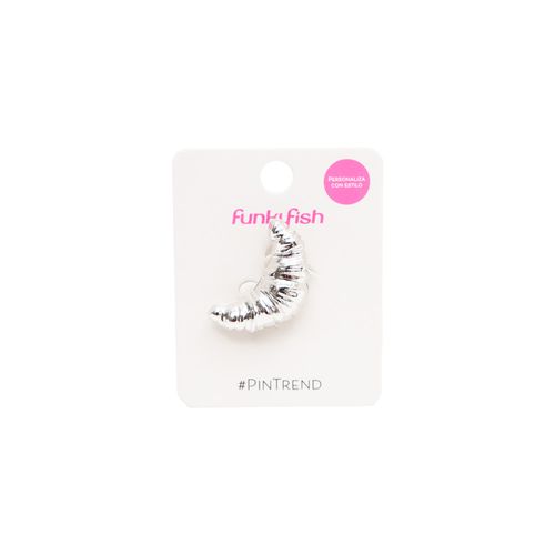 Pins Decoracion Regalo Funky Fish Plateado