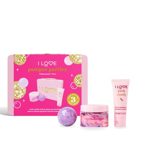 I LOVE PAMPER PARTIES TINDULGENT TRIO