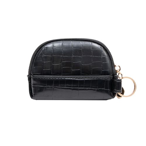 Monedero Funky Fish Negro Croco Style