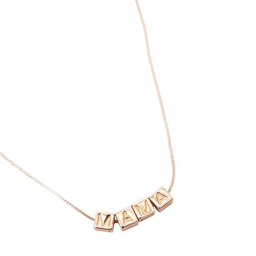 Collar Bañado En Oro
