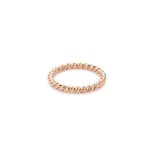Set De Anillos Bañado En Oro