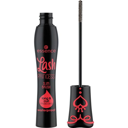 MASCARA DE PESTAÑAS LASH PRINCESS VOLUME Slim Brush Long & Curl Mascara Waterproof Negro ESSEN
