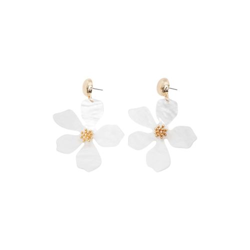 Aretes White Funky Fish