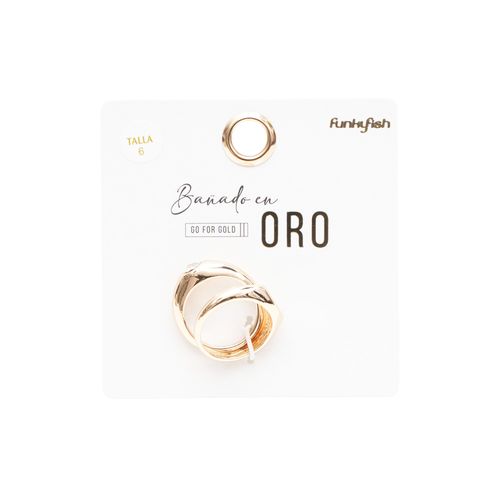 Anillos Bañado en Oro Funky Fish