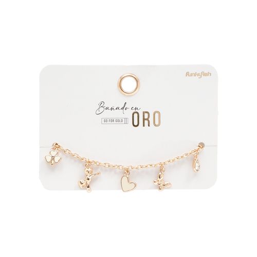 Pulsera Bañado en Oro Funky Fish
