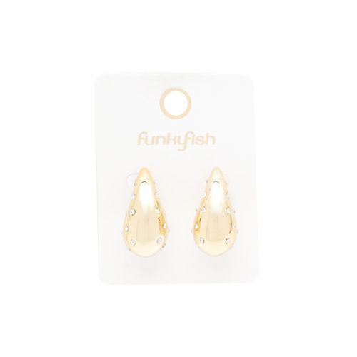 Aretes Funky Fish Gold