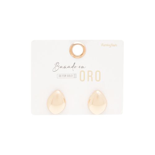 Aretes Bañado en Oro Funky Fish