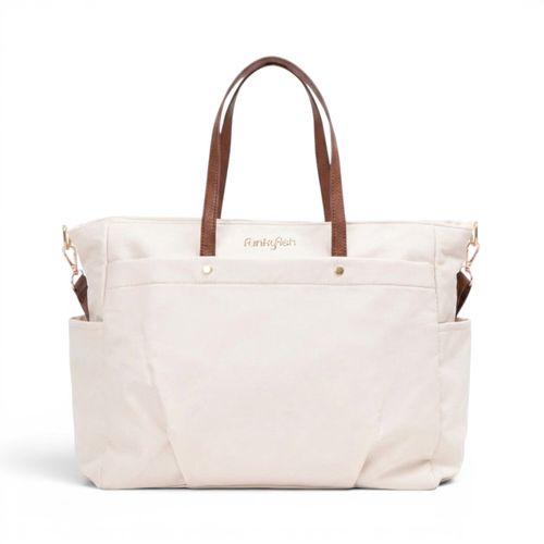 Mochila Beige Funky Fish
