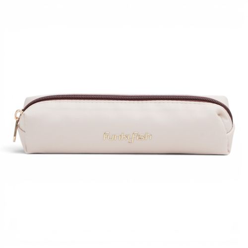 Estuche De Lápices Beige Funky Fish