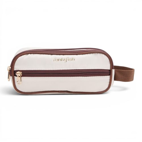 Estuche De Lápices Beige Funky Fish