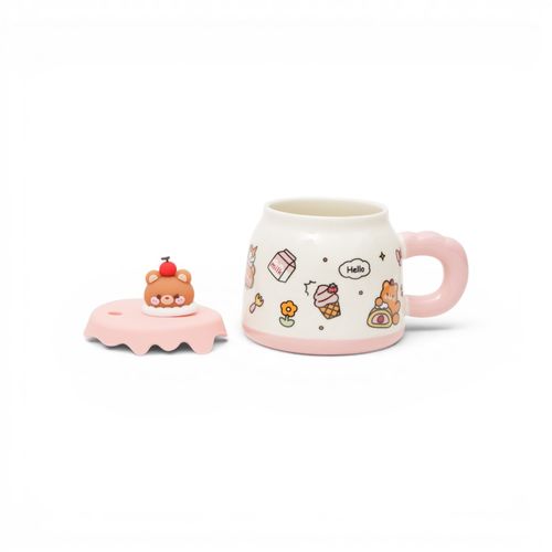 Taza Pink Funky Fish