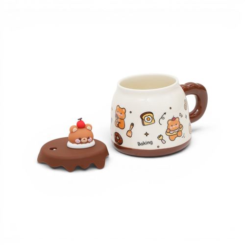 Taza Brown Funky Fish