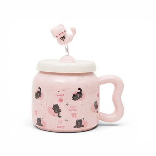 Taza Black Cat Funky Fish