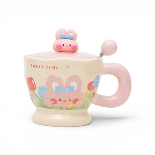 Taza Pink Funky Fish