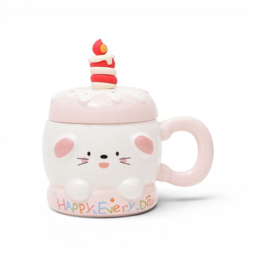 Taza Pink Funky Fish