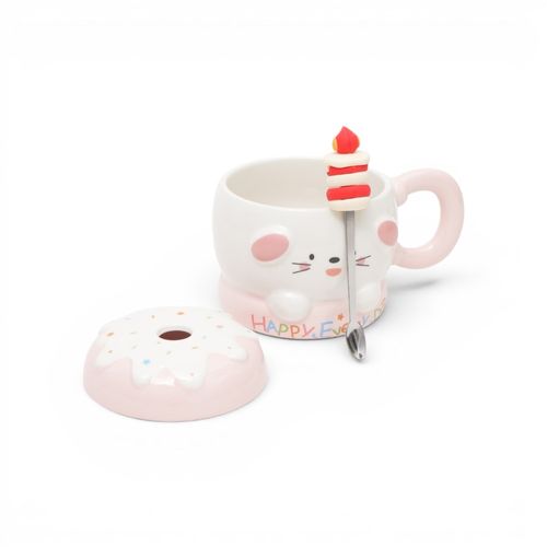 Taza Pink Funky Fish
