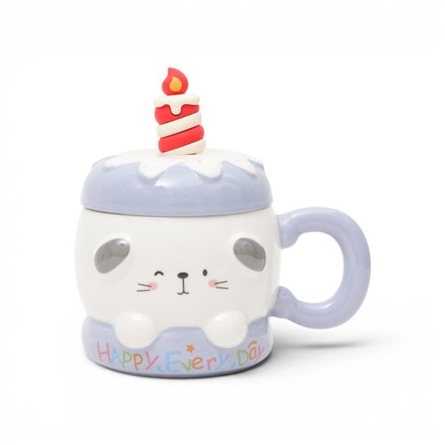 Taza Purple Funky Fish