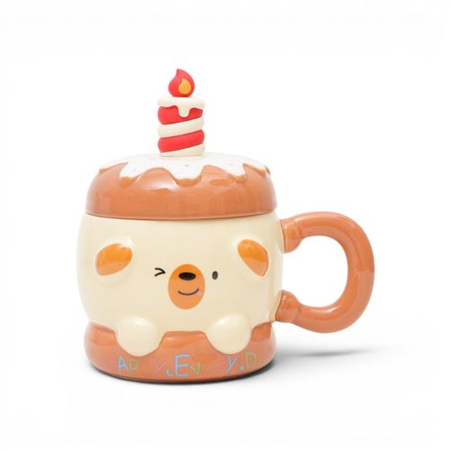 Taza Orange Funky Fish