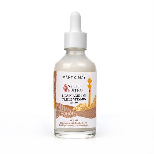 Serum Facial  Mary & May Vegan Rice Niacin 10% Triple Vitamin Serum 80ml