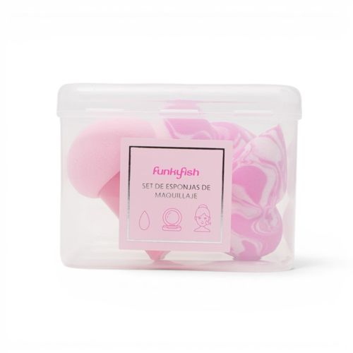 Esponjas De Maquillaje Pink Funky Fish
