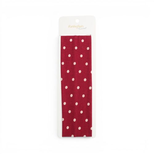 Accesorio De Pelo - Cinta Wine Red Funky Fish
