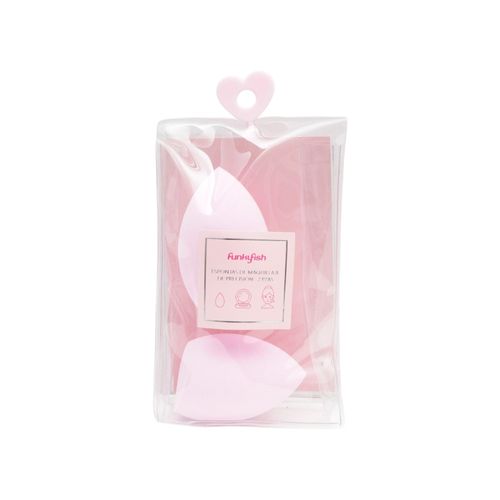 Set Esponja Para Maquillaje Funky Fish Rosado