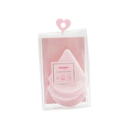 Set Esponja Para Maquillaje Funky Fish Rosado