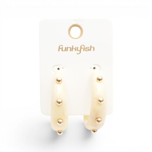 Aretes Beige Funkyfish
